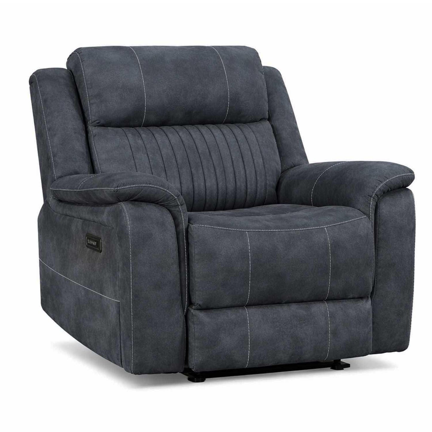 Cassandra Electric Recliner Sofa Range Grey Fabric USB 3 1 1