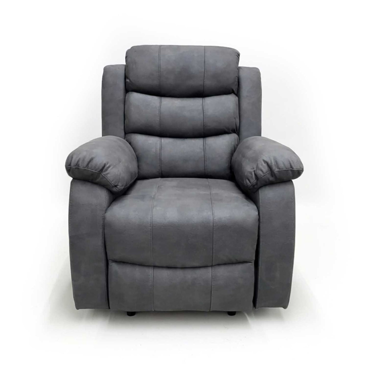Alaska Grey 3 Piece Reclining Sofa Suite