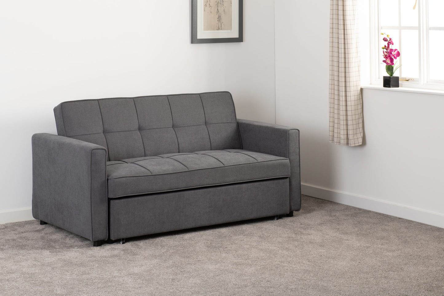 Astoria 2 Seater Fabric Sofa Bed - 2