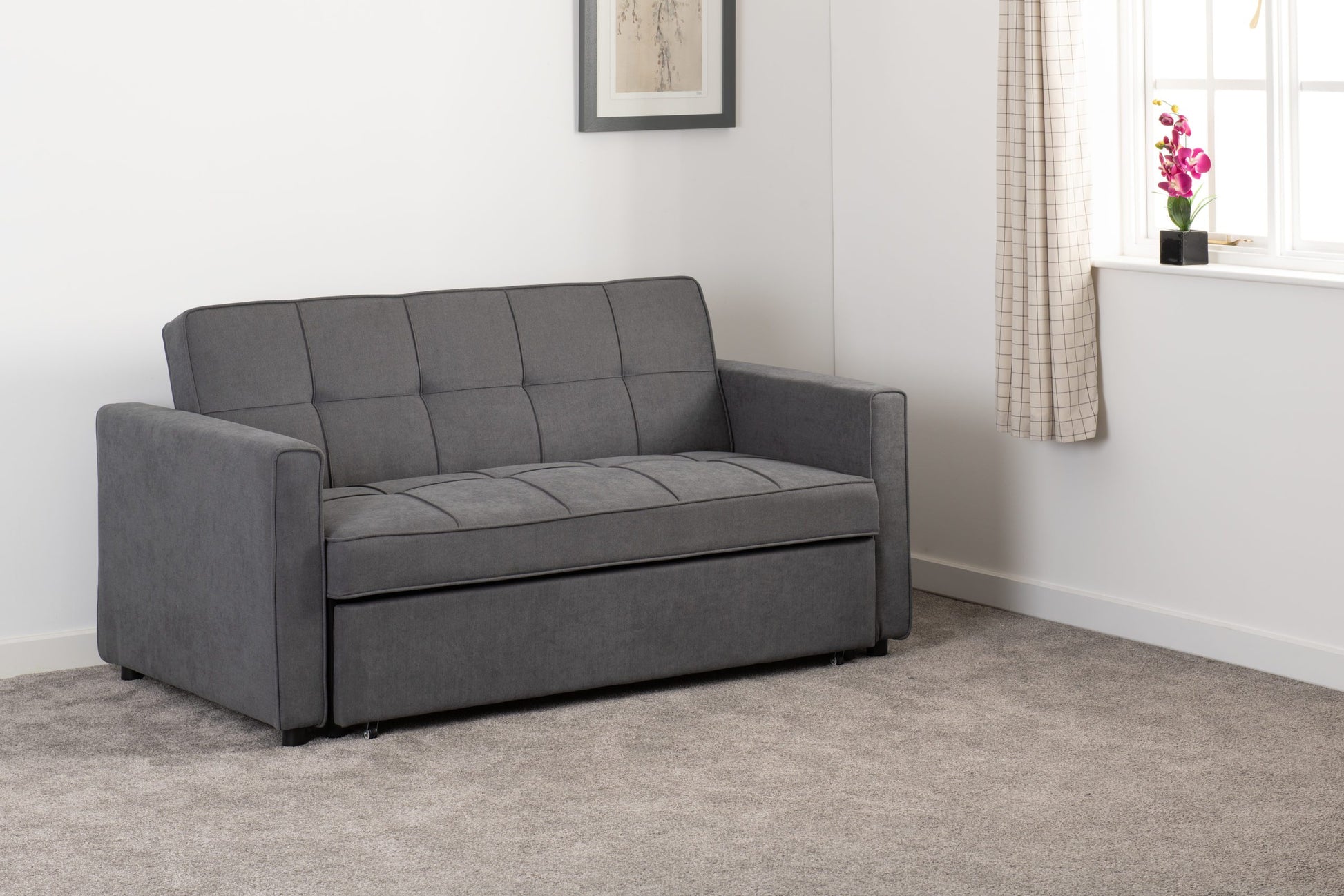 Astoria 2 Seater Fabric Sofa Bed - 2