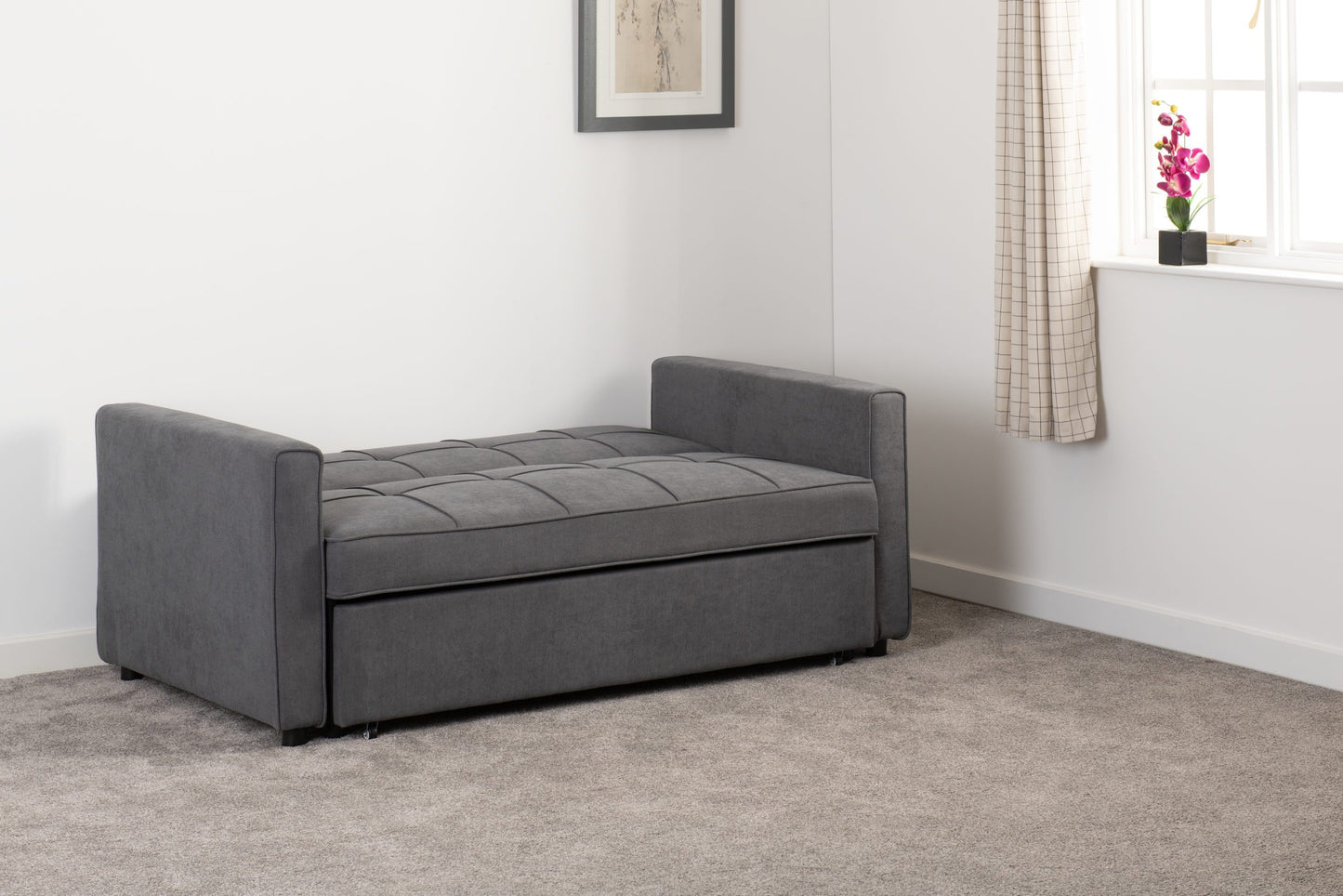 Astoria 2 Seater Fabric Sofa Bed - 4