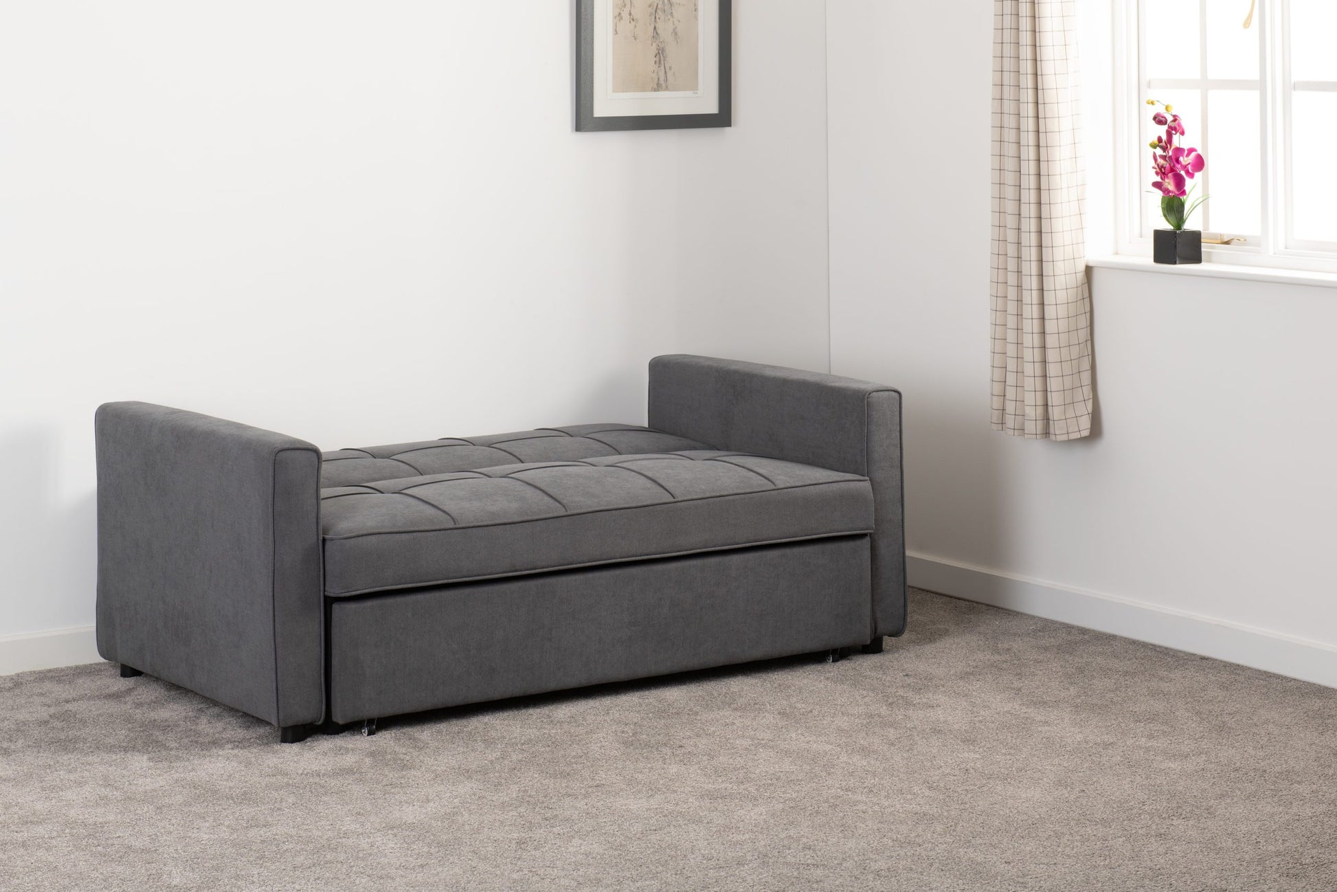 Astoria 2 Seater Fabric Sofa Bed - 4