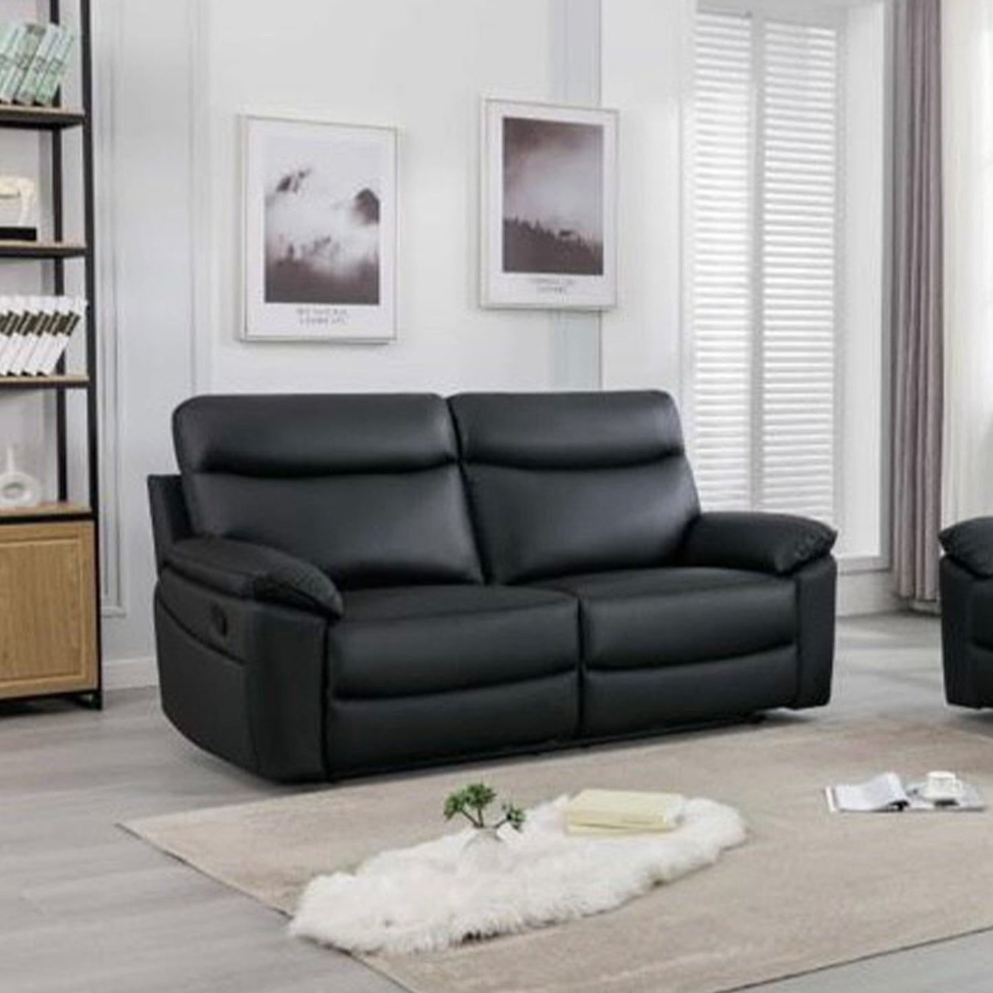 Austin Genuine Leather Reclining Sofa Suite 3 + 2 - 4