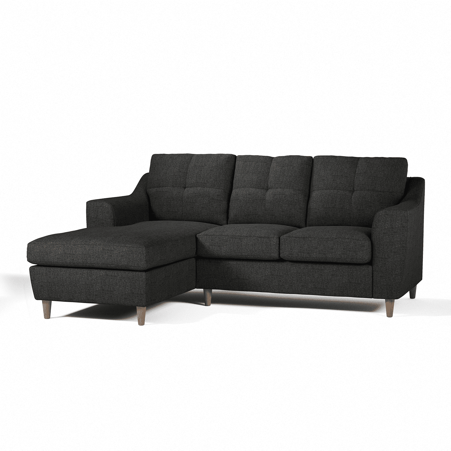 Baxter Fabric L Shaped 3 Seater Corner Sofa With Chaise
