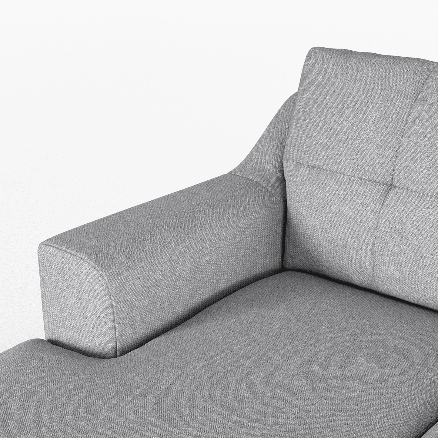 Baxter Fabric L Shaped 3 Seater Corner Sofa With Chaise - 5