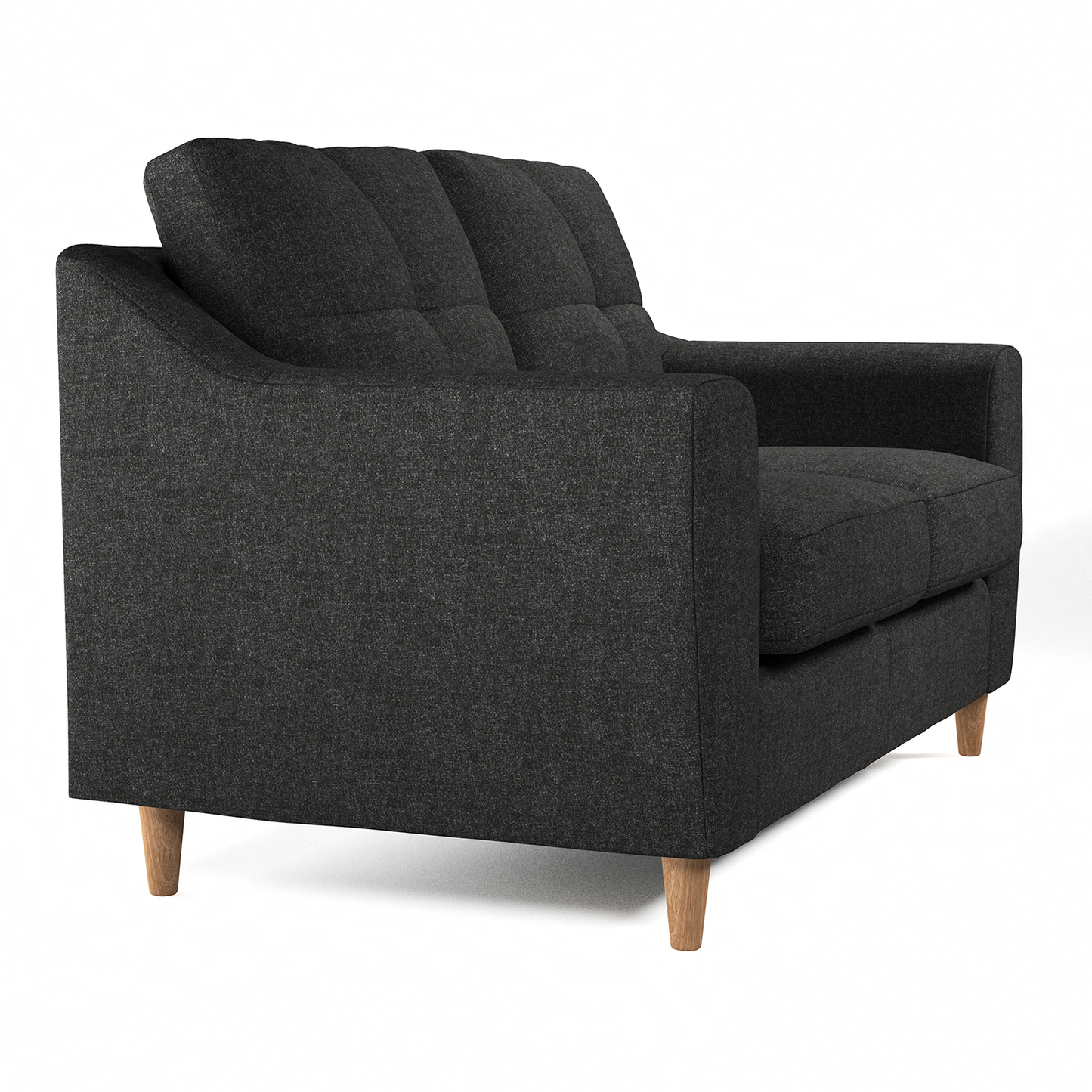 Baxter Tufted Fabric 2 Seater Sofa