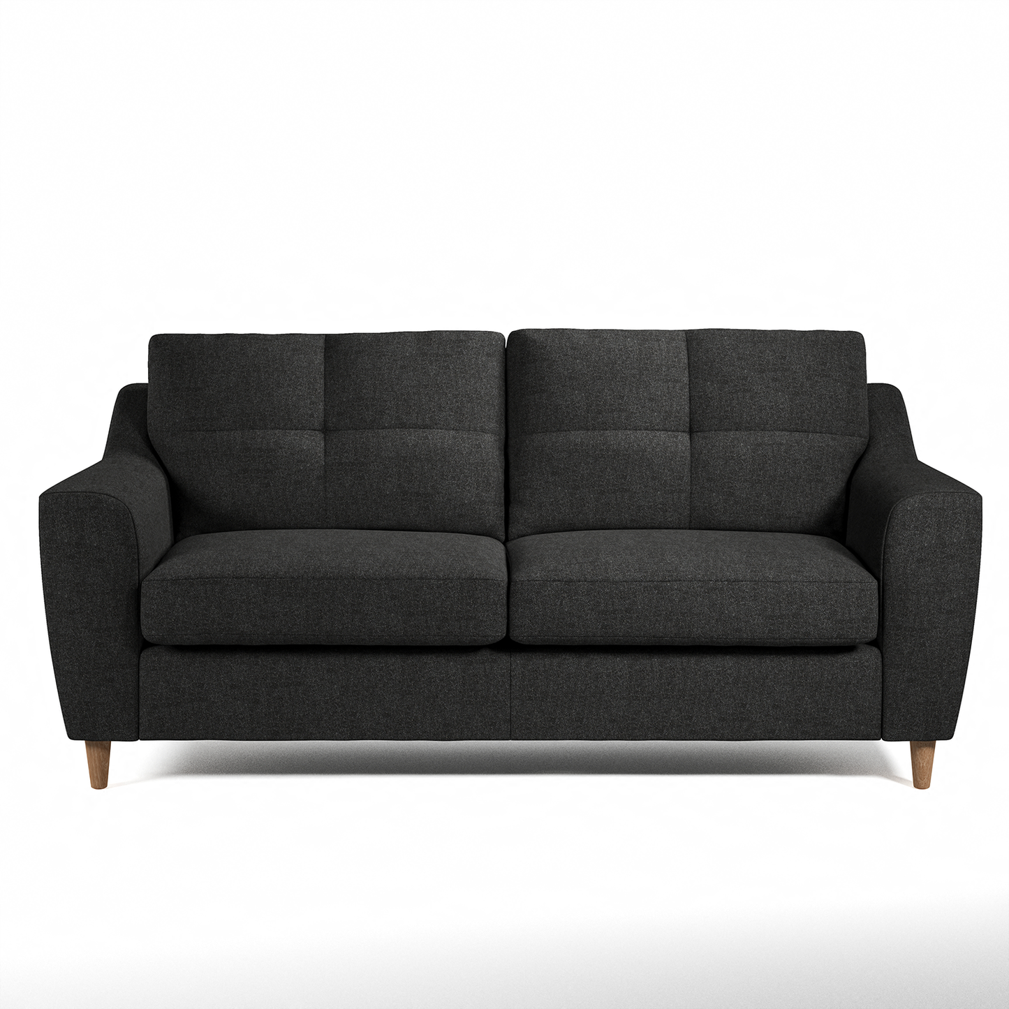 Baxter Tufted Fabric 3 Seater Sofa