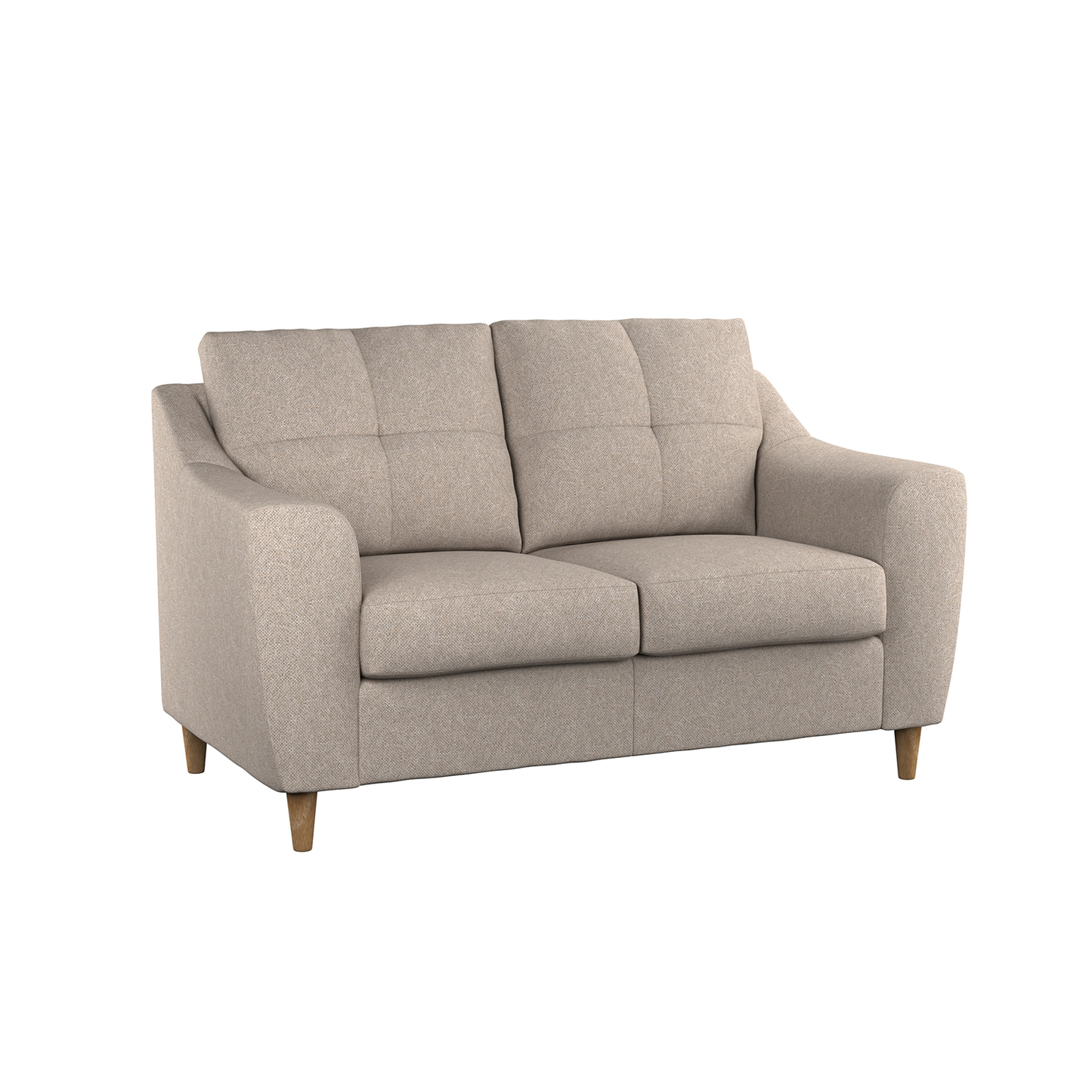 Baxter Tufted Fabric 2 Seater Sofa