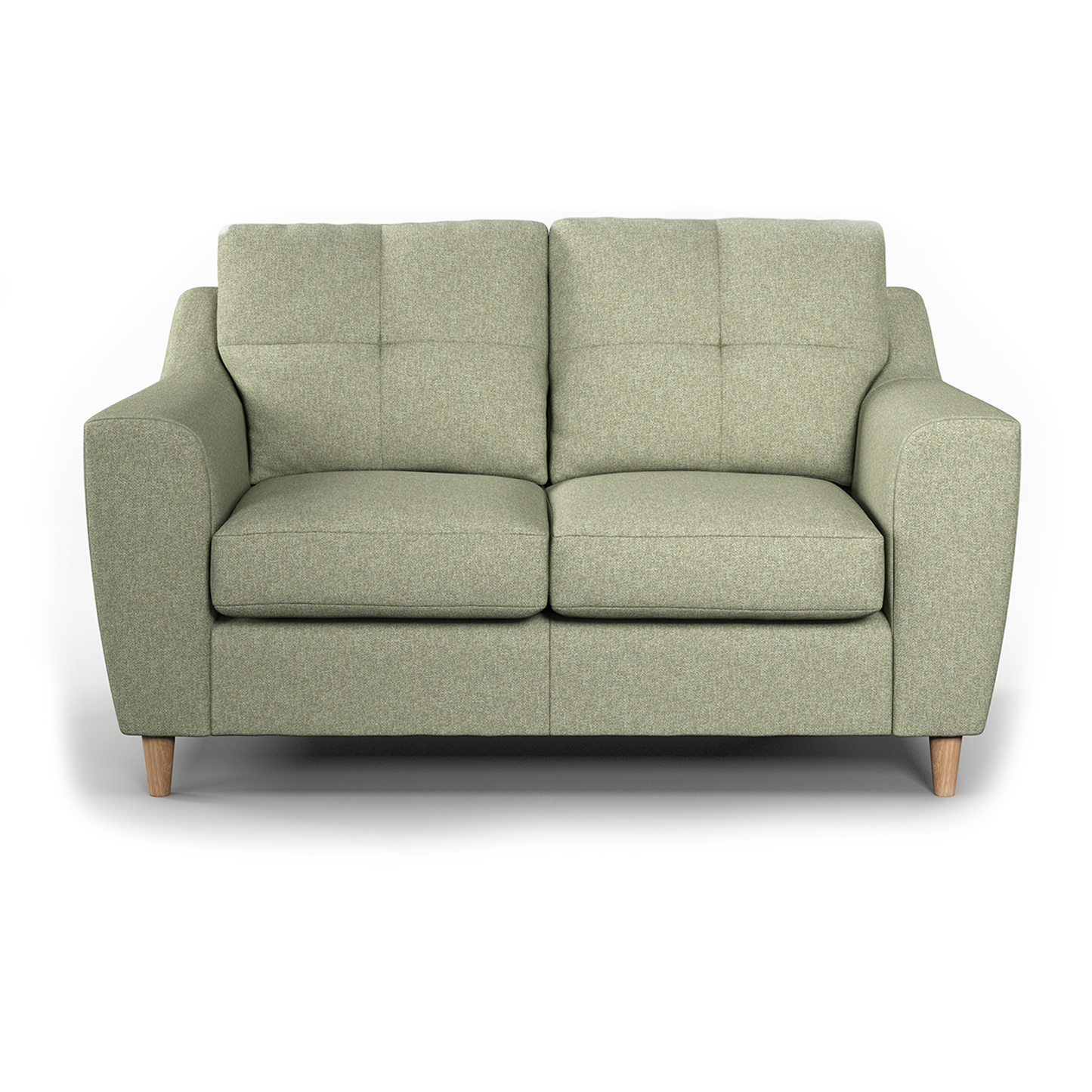 Baxter Tufted Fabric 2 Seater Sofa