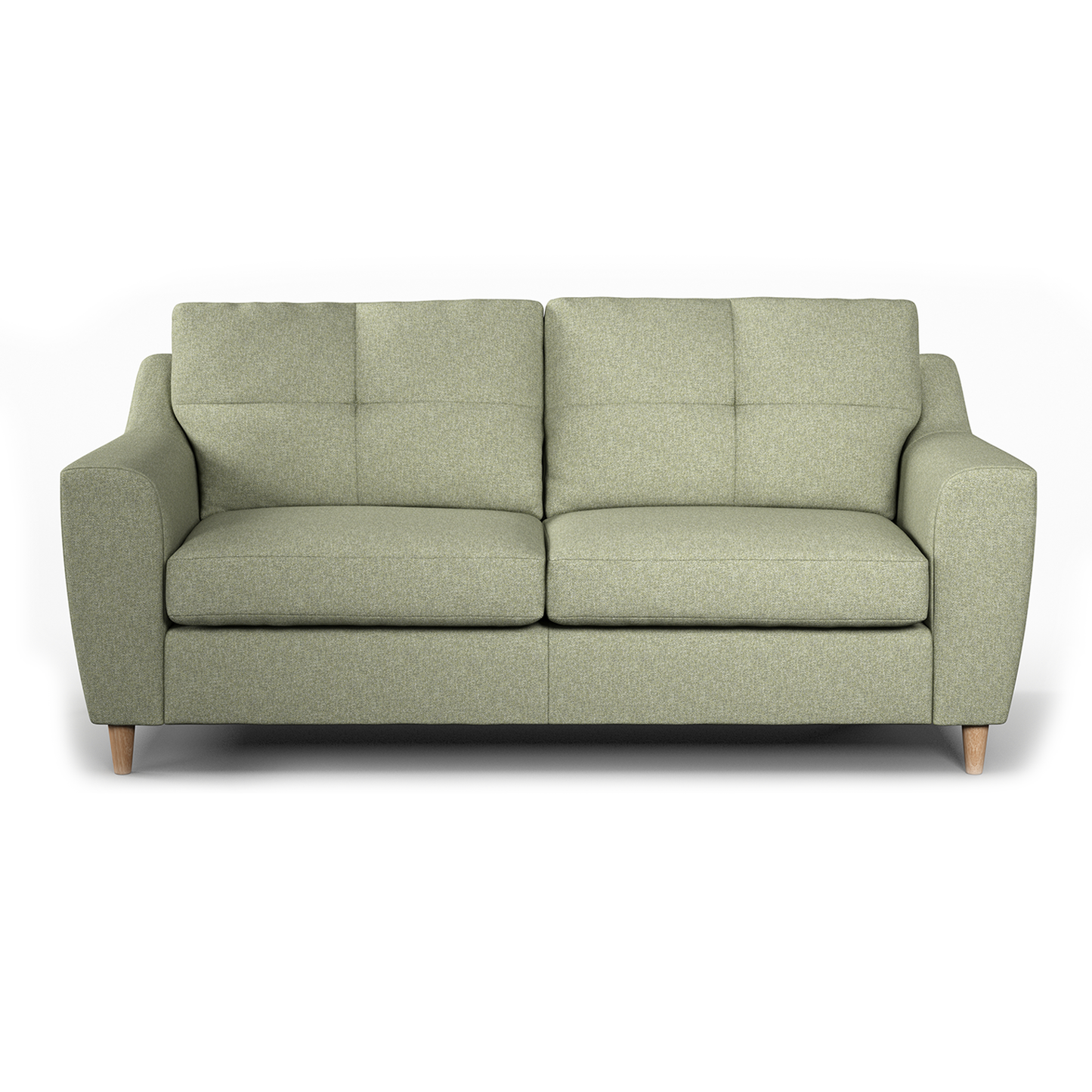 Baxter Tufted Fabric 3 Seater Sofa