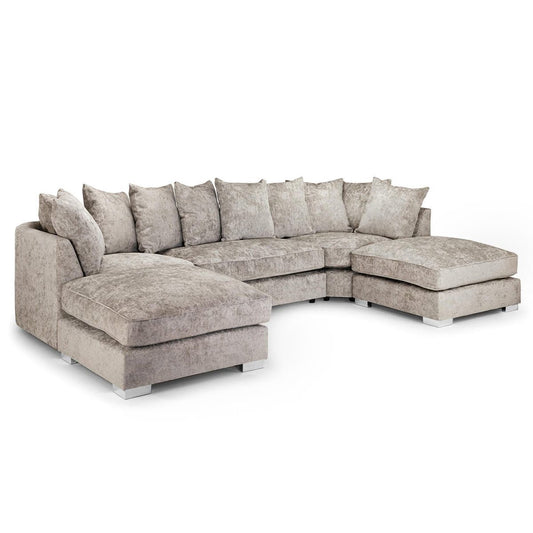 Bishop U-Shape Alaska Fabric - Truffle