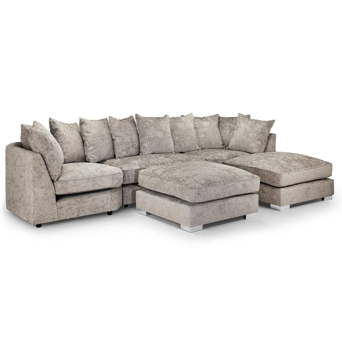 Bishop U-Shape Alaska Fabric - Truffle - 2