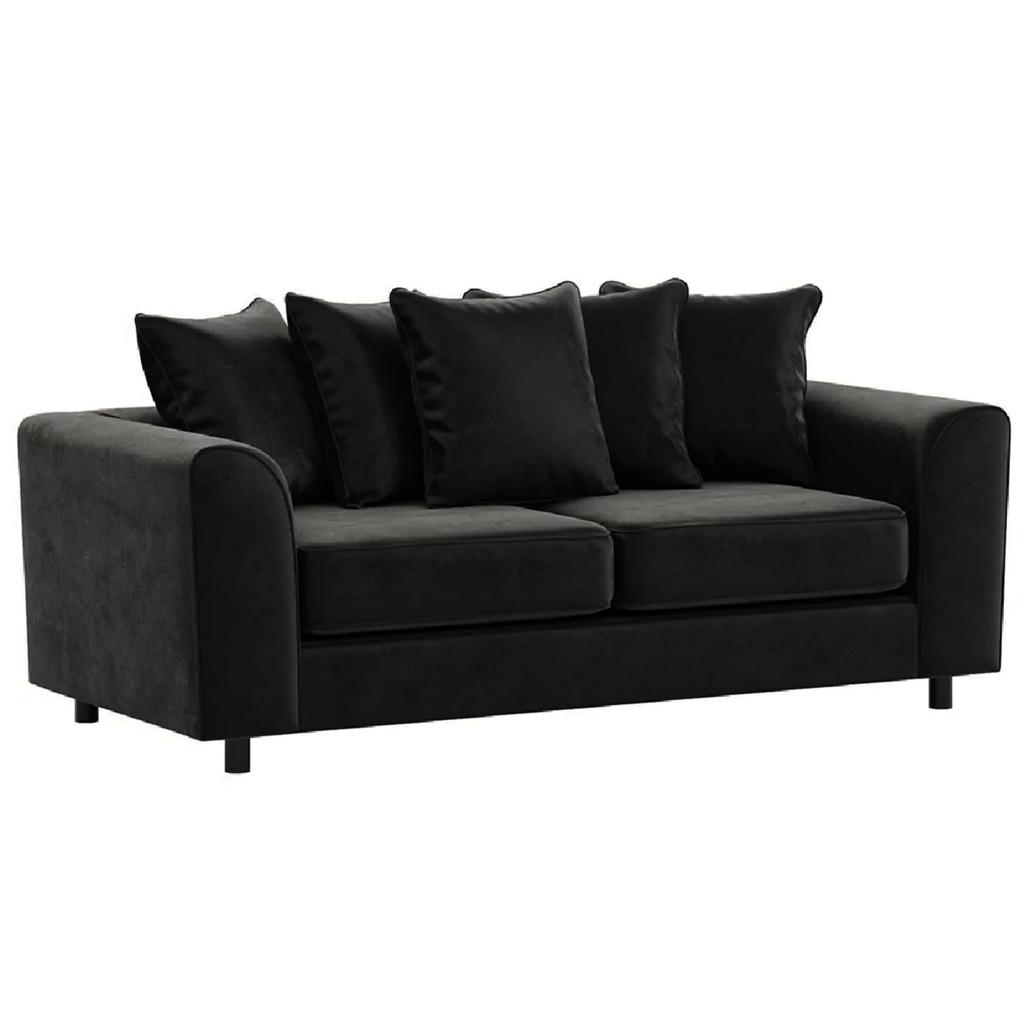 Brooklyn Full Foam Plush Velvet 3 Seater