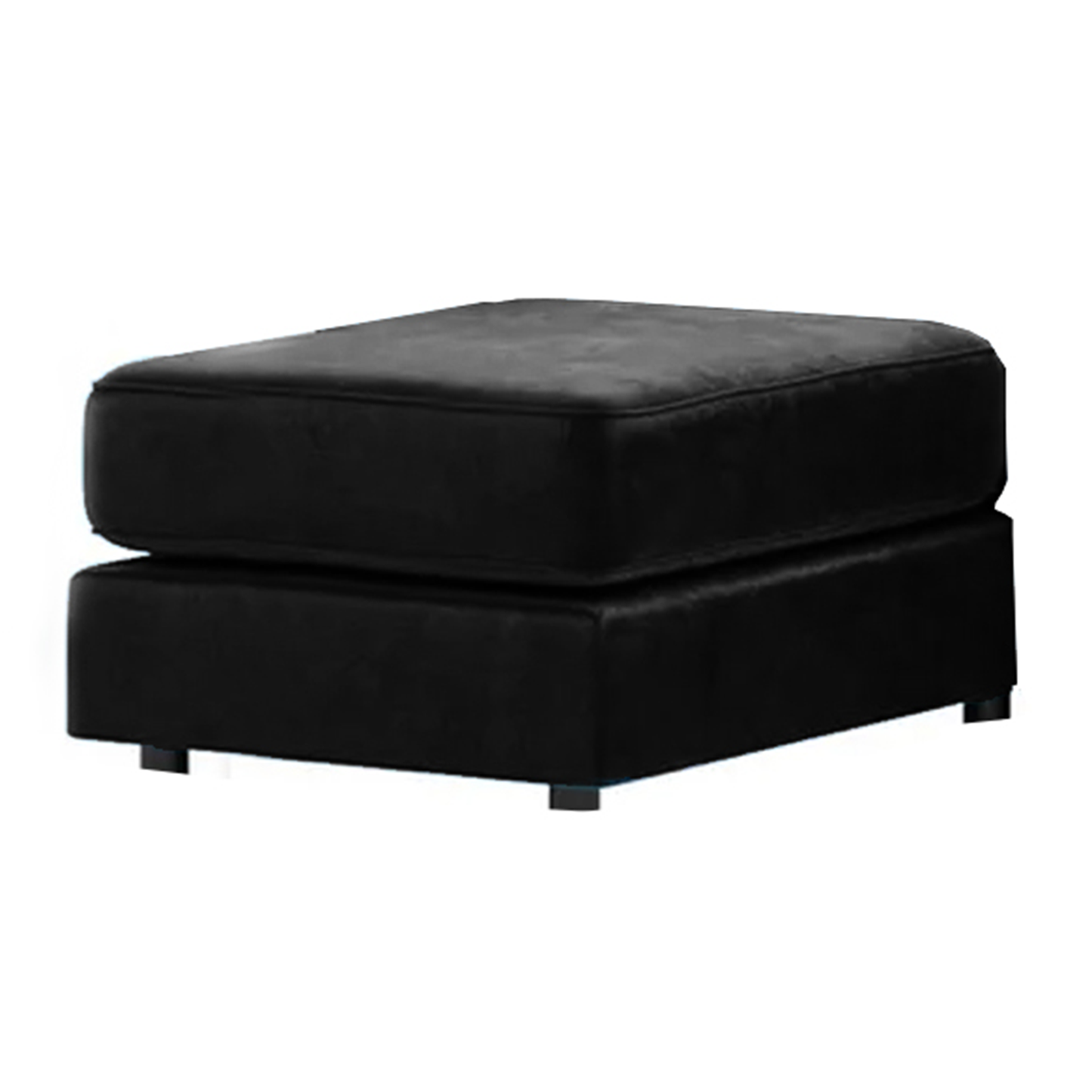 Brooklyn Full Foam Plush Velvet Footstool