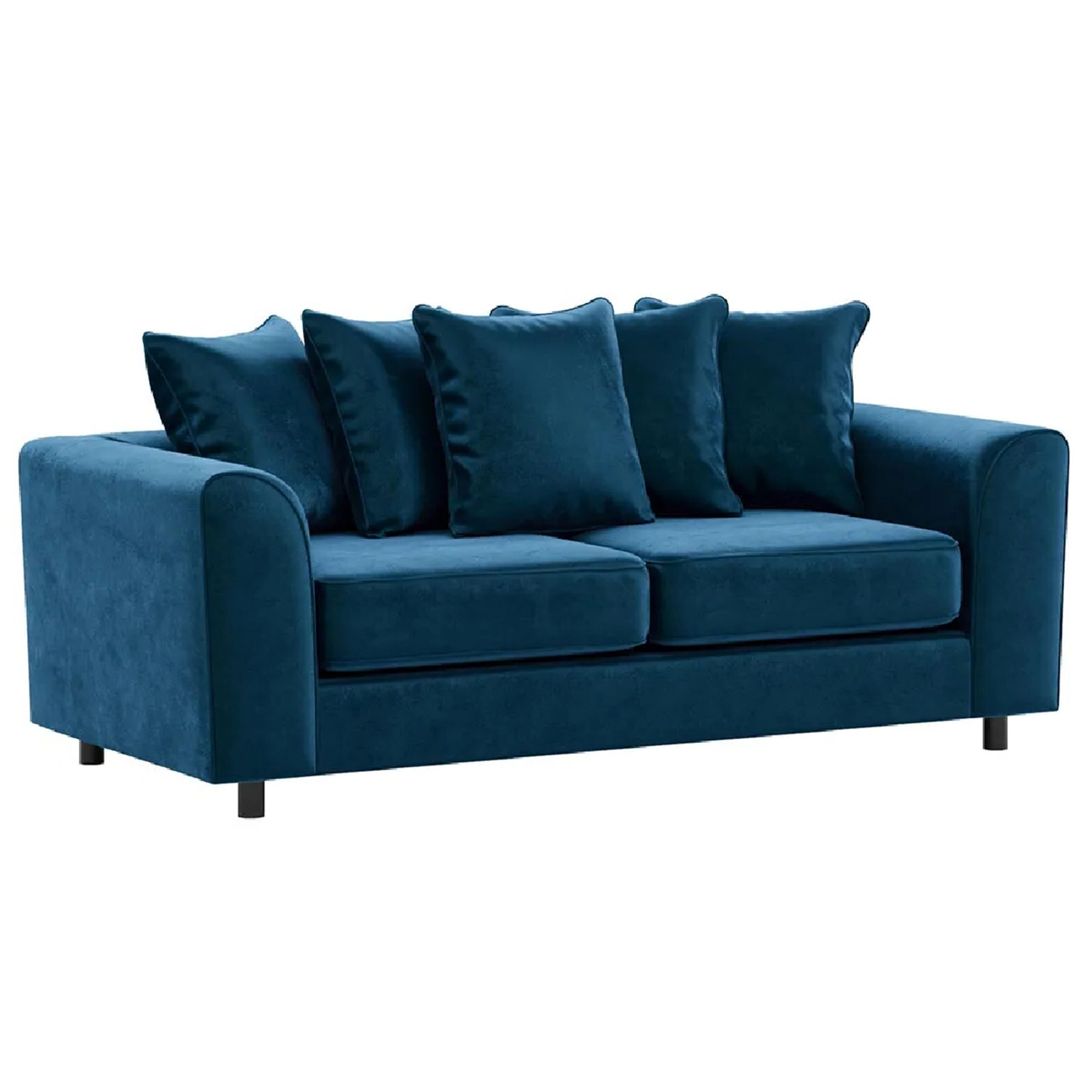Brooklyn Full Foam Plush Velvet 3 Seater