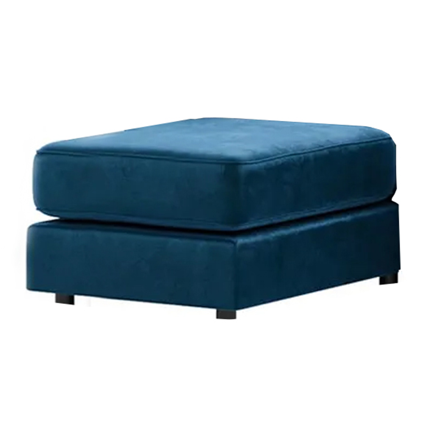 Brooklyn Full Foam Plush Velvet Footstool