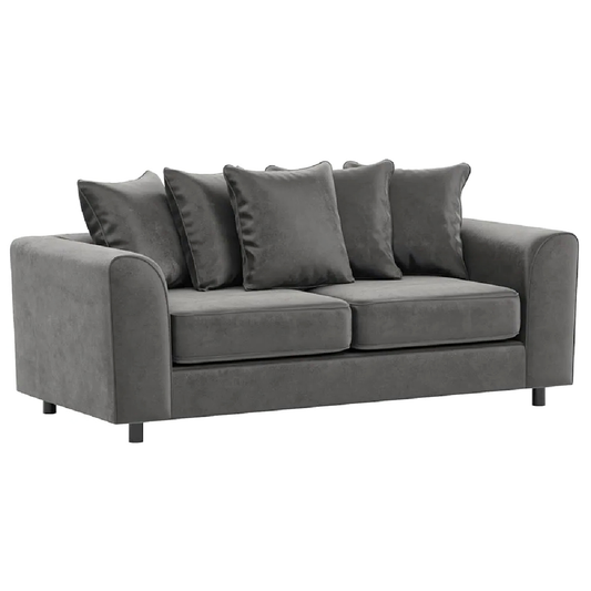 Brooklyn Full Foam Plush Velvet 3 Seater