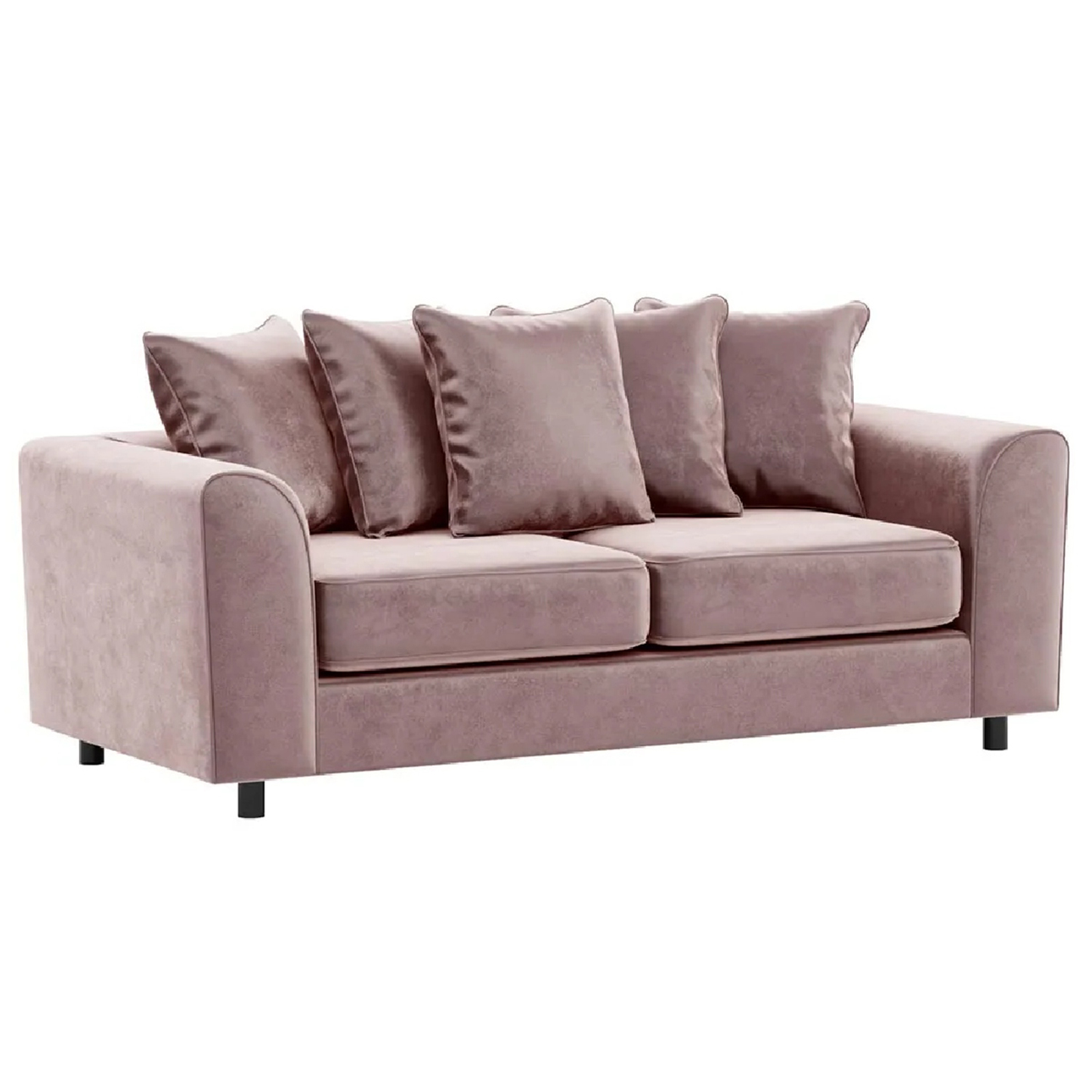 Brooklyn Full Foam Plush Velvet 3 Seater