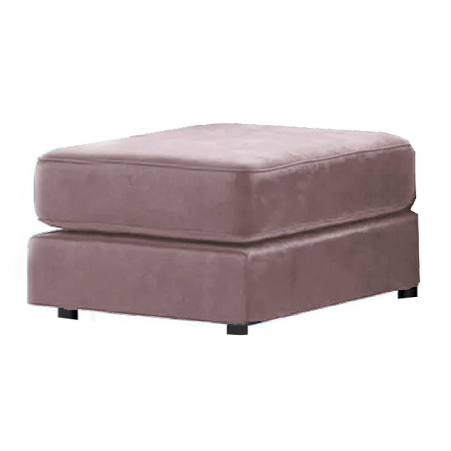 Brooklyn Full Foam Plush Velvet Footstool