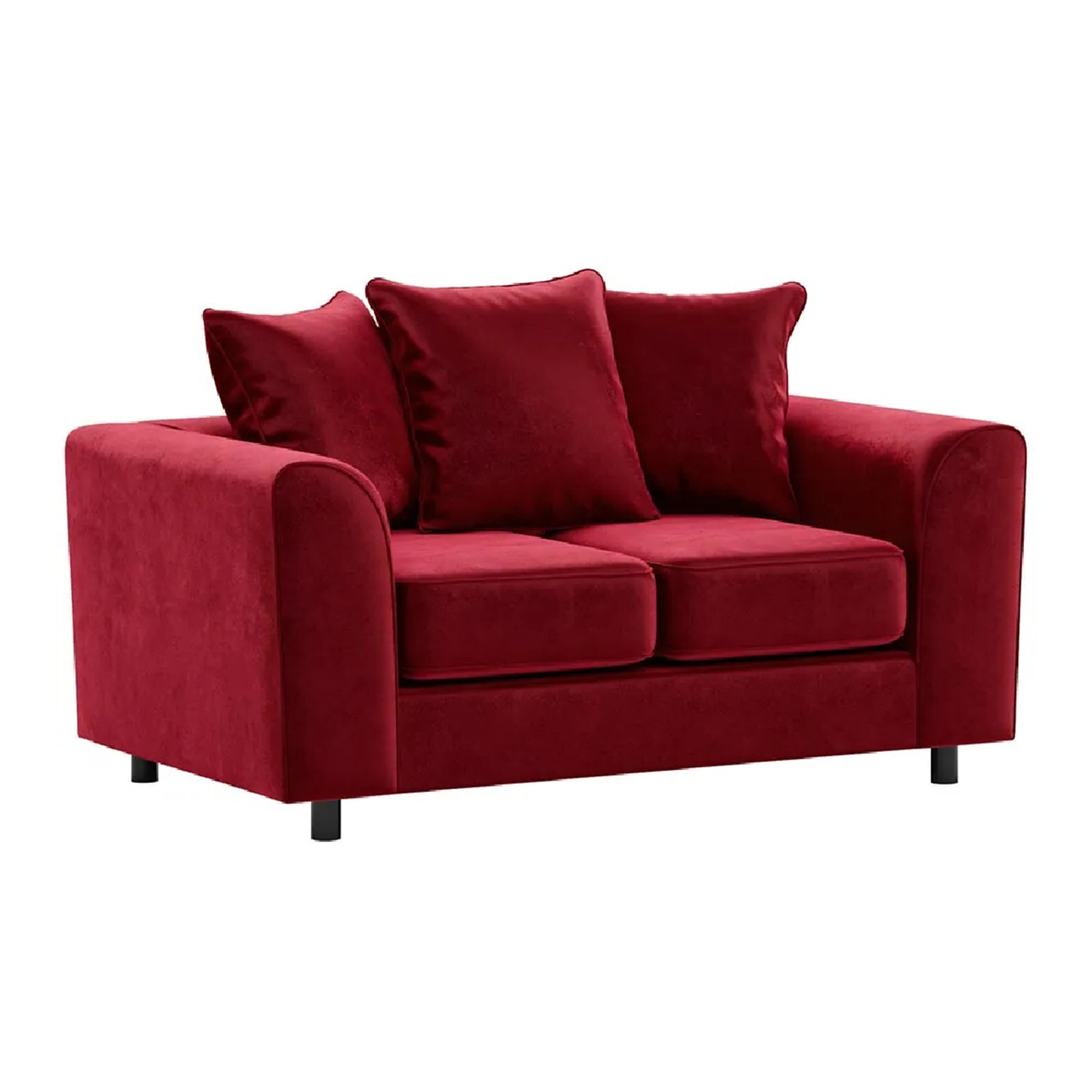 Brooklyn Full Foam Plush Velvet 2 seater
