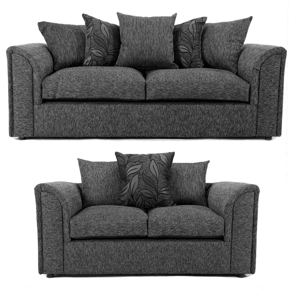 Byron Dundee Chenille Fabric Sofa Suite