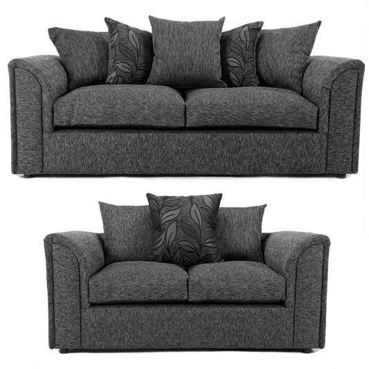 Byron Dundee Chenille Fabric Sofa Suite