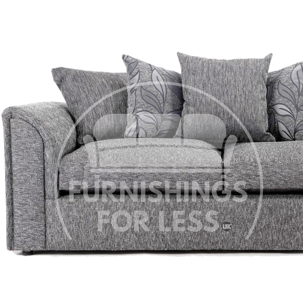Byron Dundee Chenille Fabric 3 Seater Sofa - 2