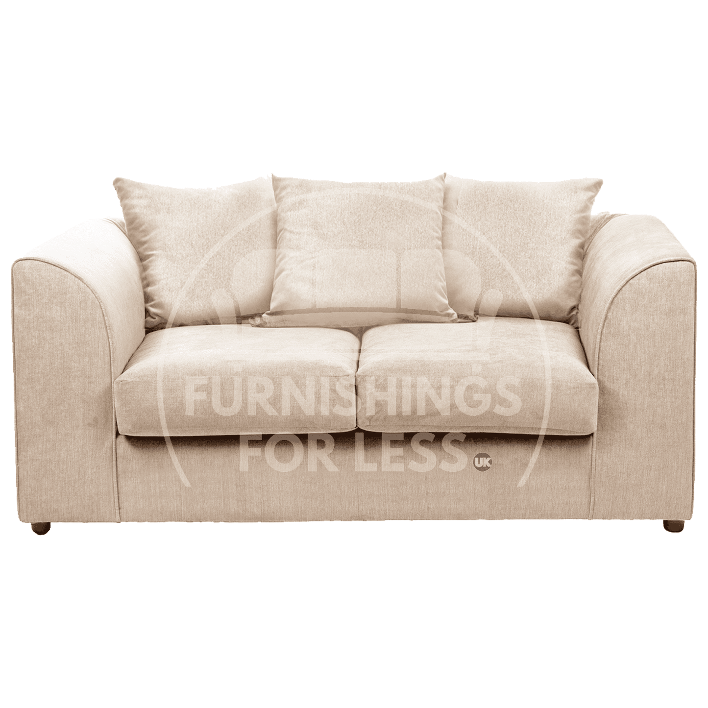 Casper Chenille Fabric 2 Seater Sofa