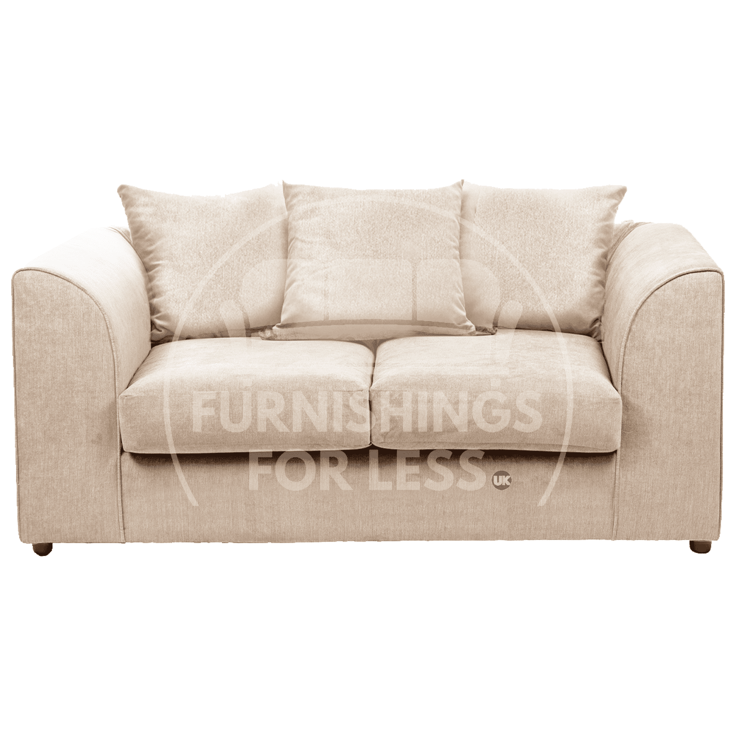 Casper Chenille Fabric 2 Seater Sofa