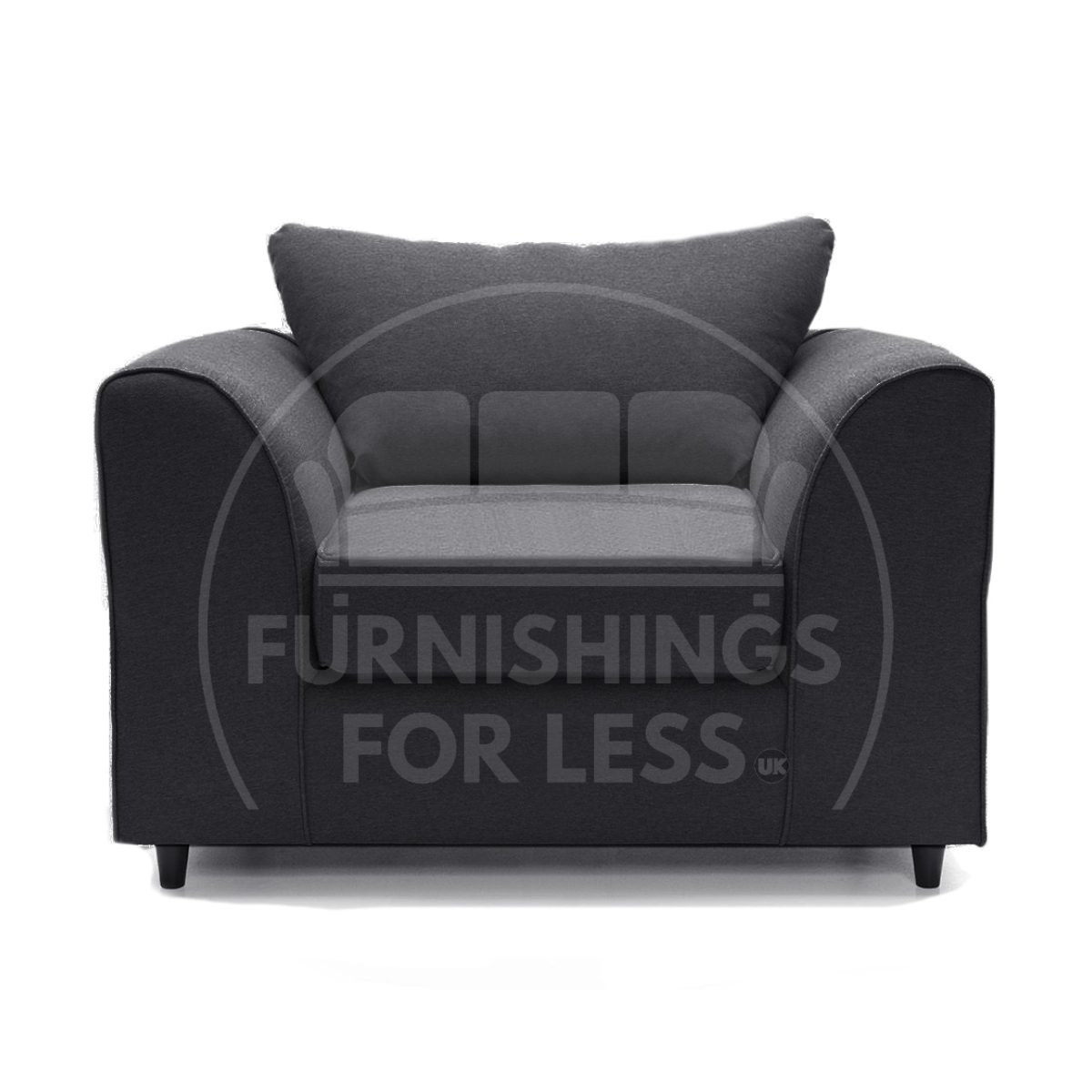Casper Chenille Fabric Armchair - 3