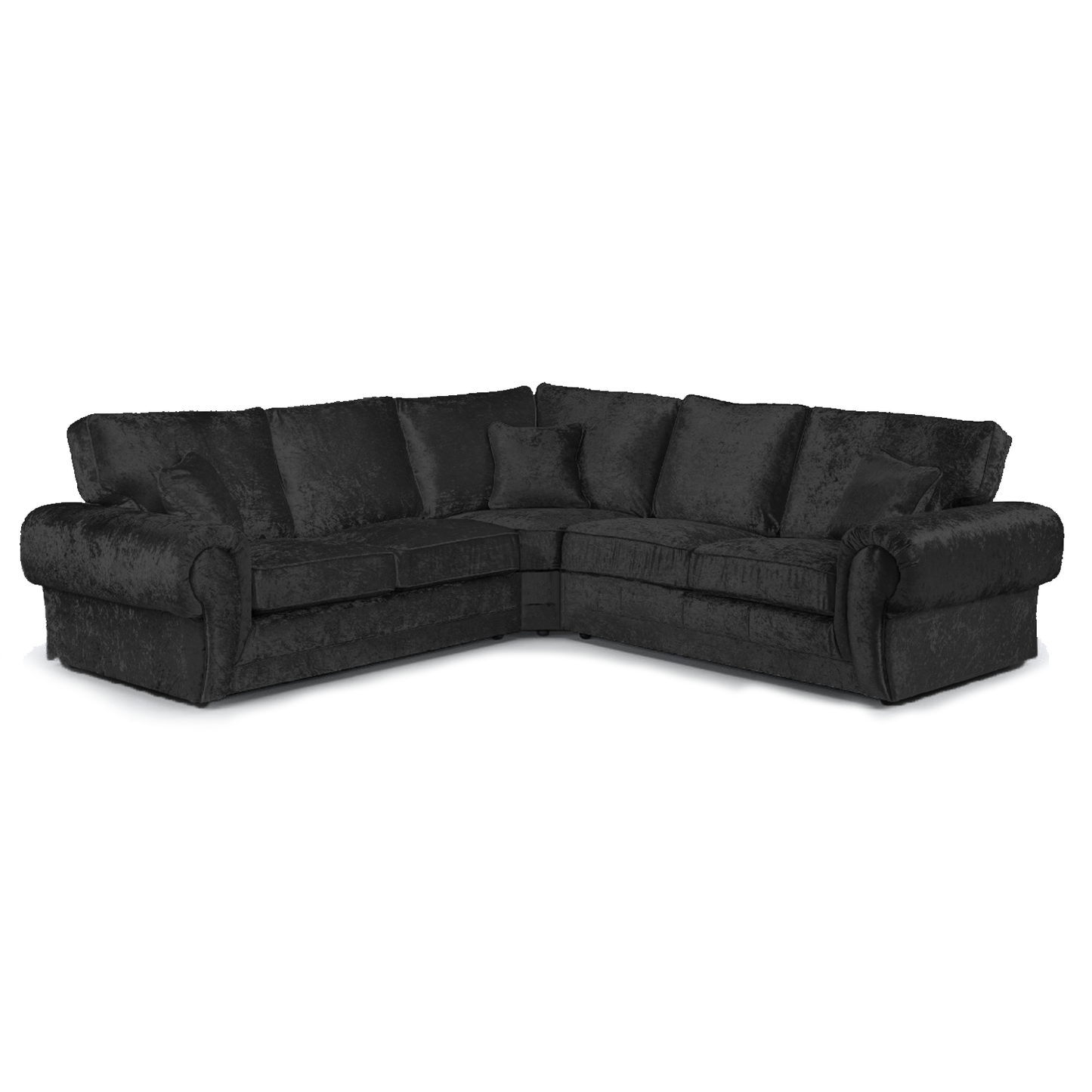 Chelsea Crushed Velvet Full Back 5 Seater Corner Sofa