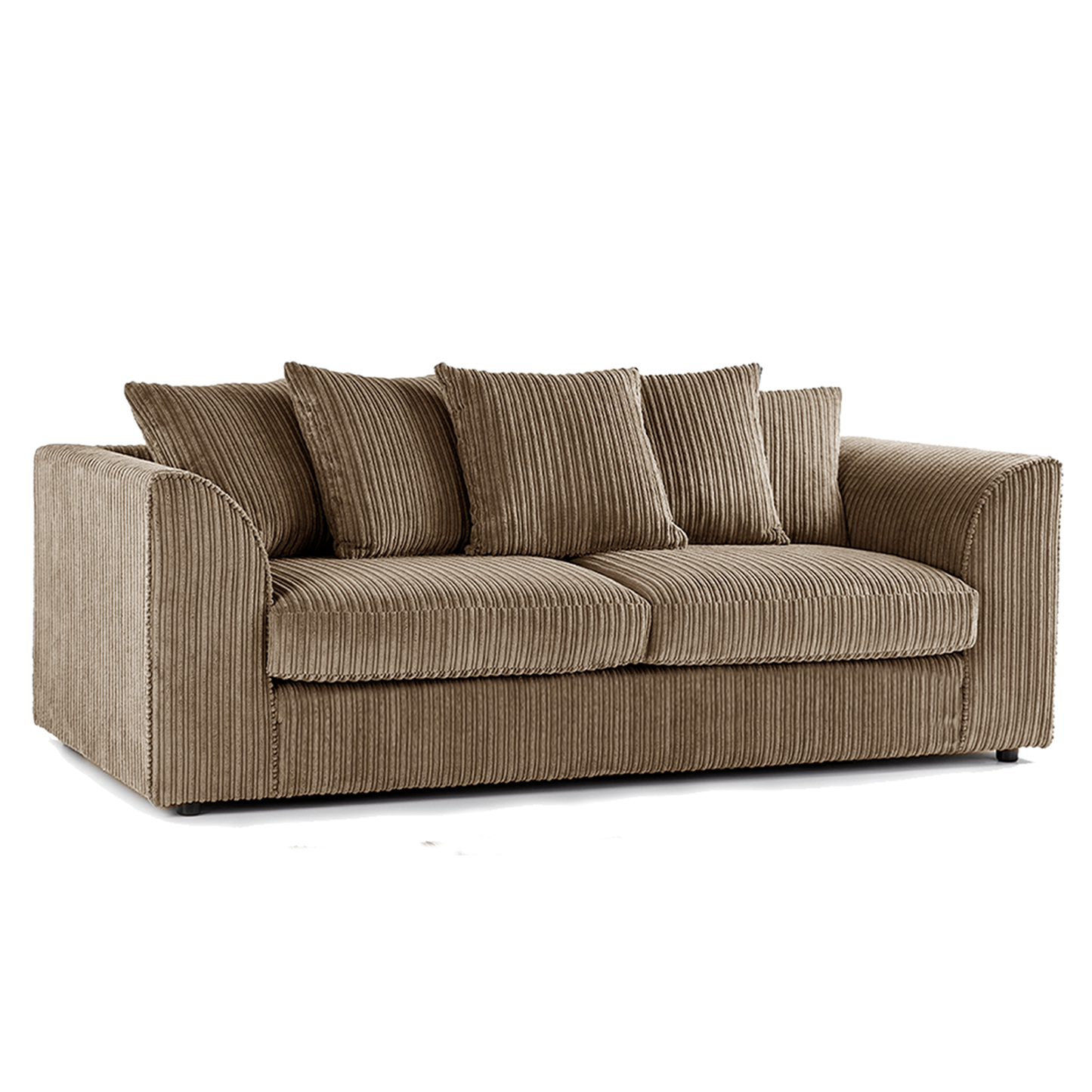 Luxor Full Jumbo Cord 3 Seater - Scatter Back