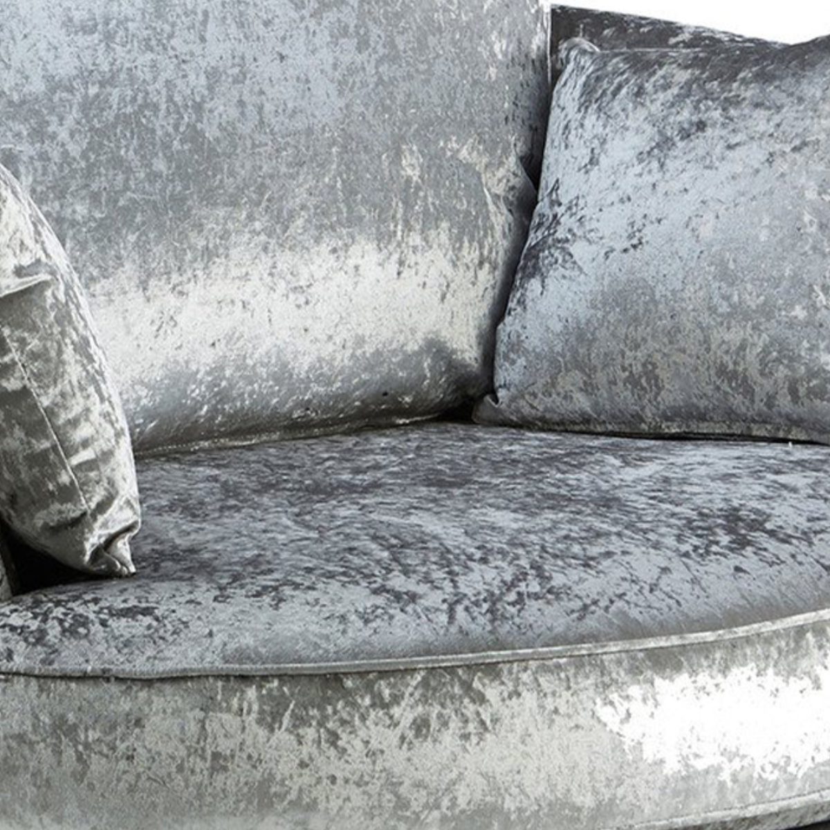 Crystal Crushed Velvet Swivel Chair - 4