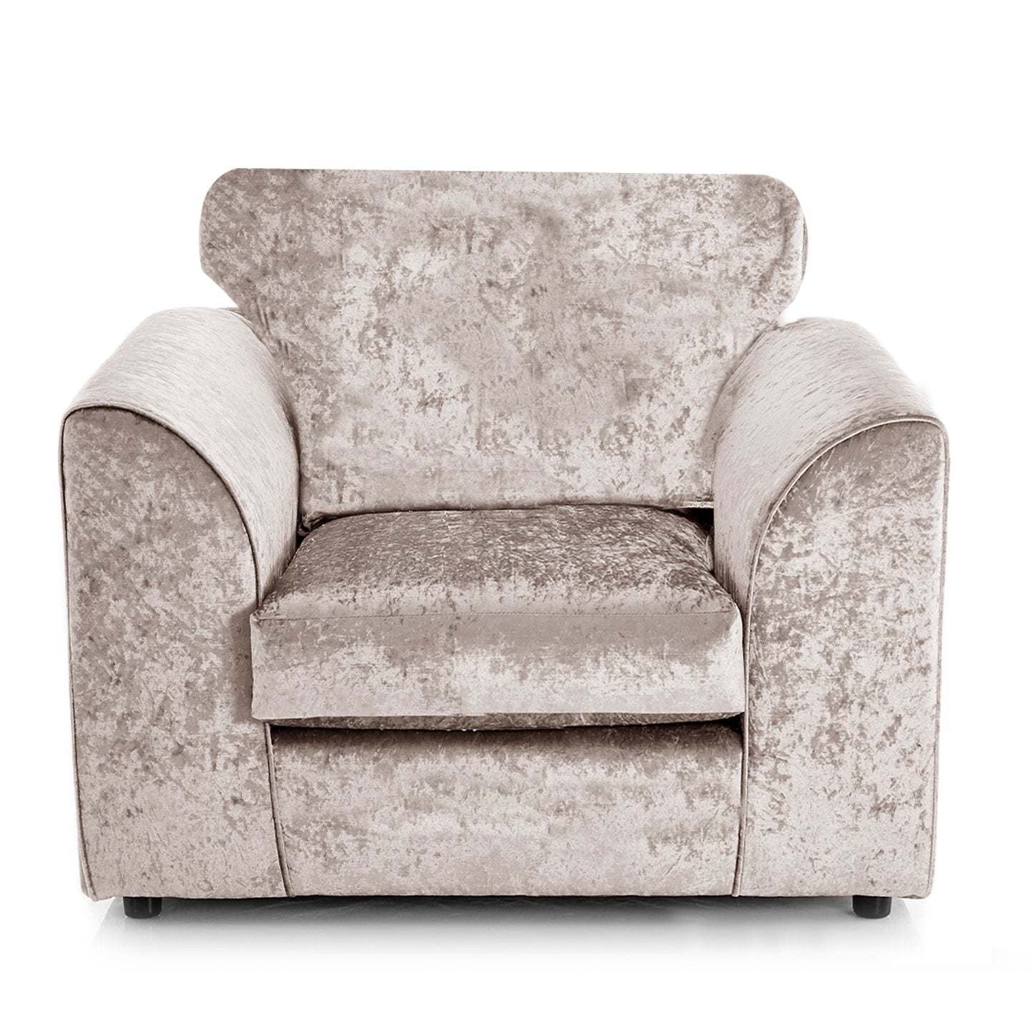 Crystal Crushed Velvet Armchair