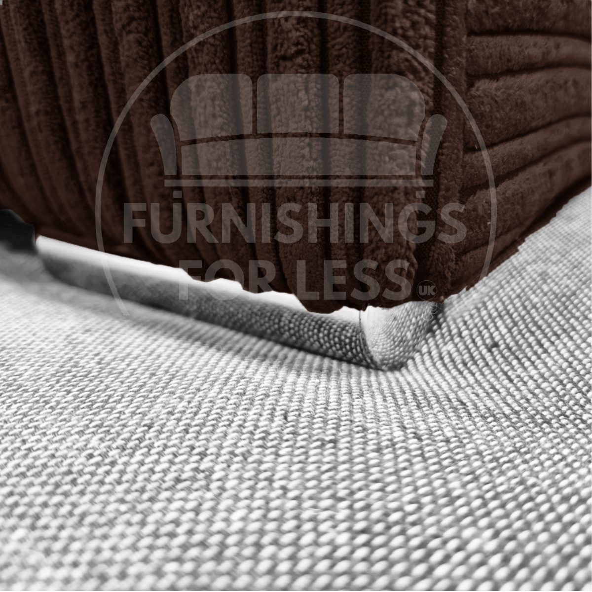 Delta Full Jumbo Cord 2 Seater Sofa - 2