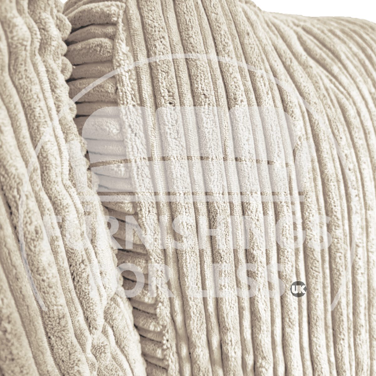 Delta Full Jumbo Cord Single Seater Armchair - 3