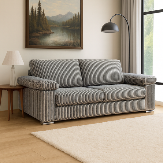Delta Full Jumbo Cord 3 Seater Sofa