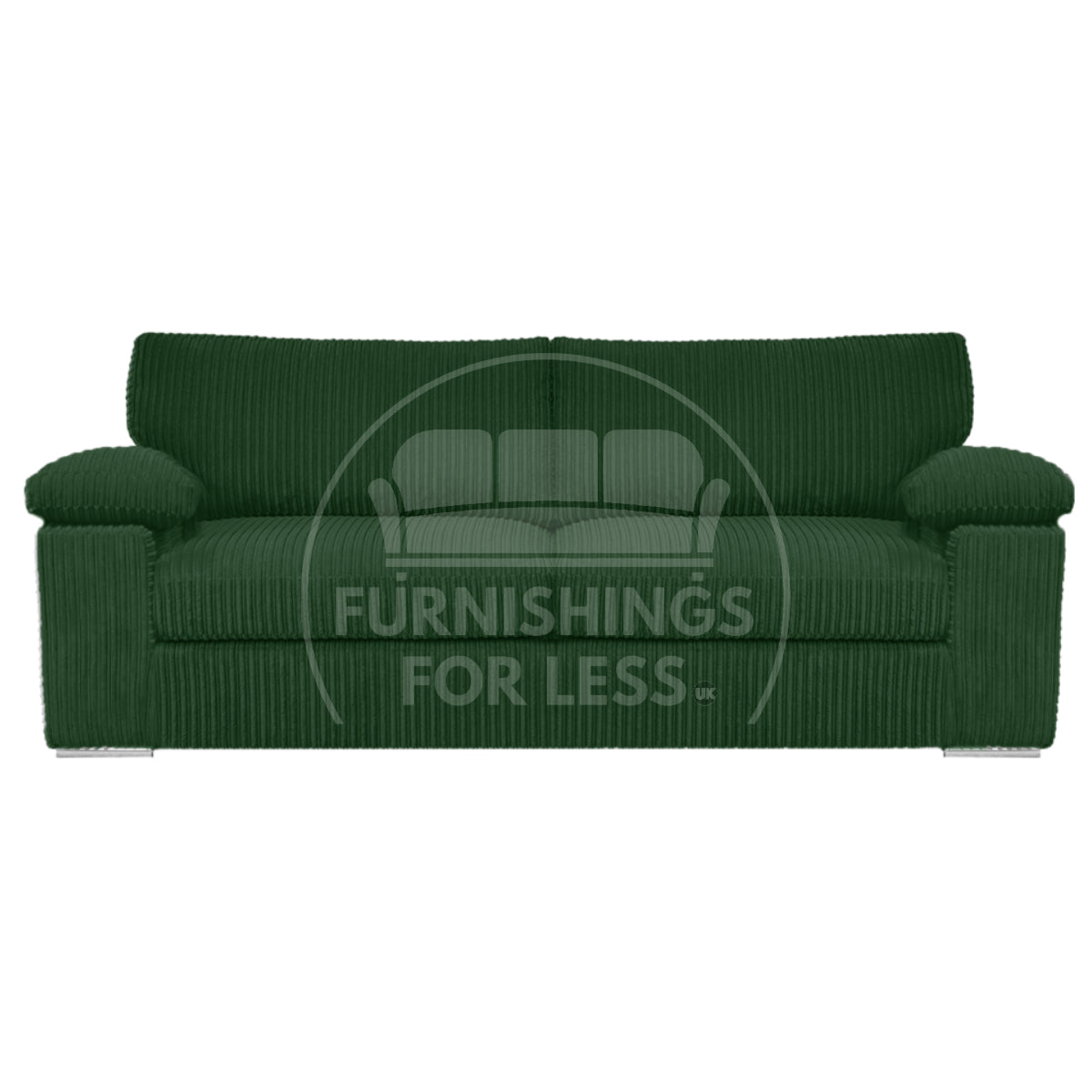 Delta Full Jumbo Cord 3 Seater Sofa