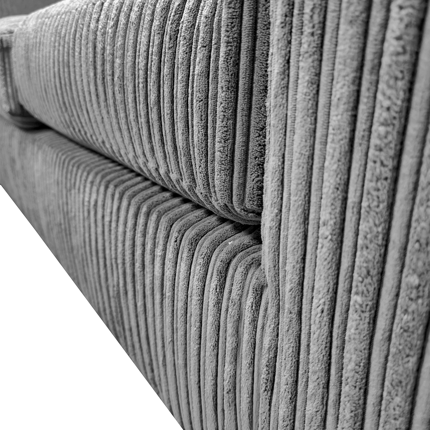 Delta Full Jumbo Cord 5 Seater L Shaped Corner Sofa