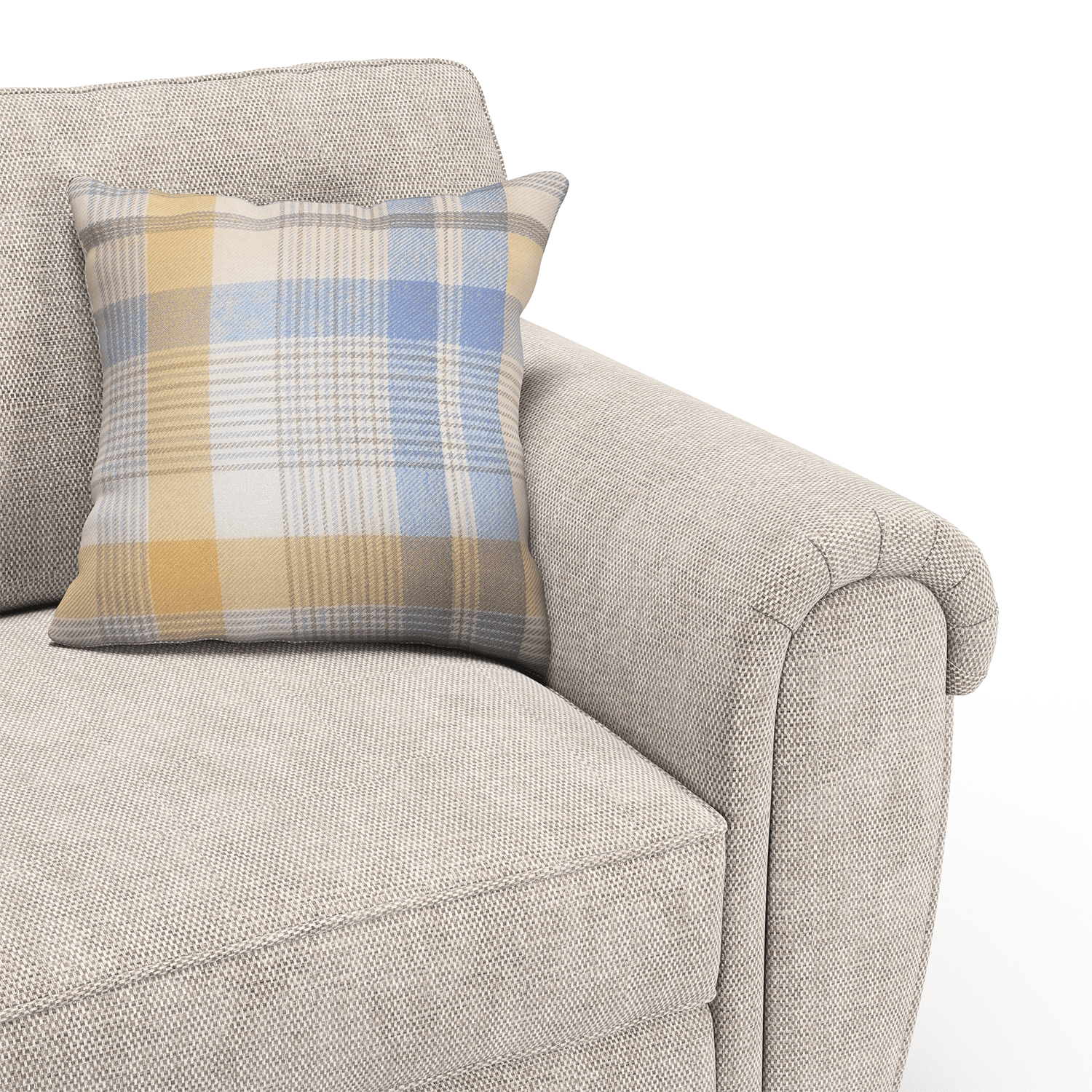 Edgar Chesterfield Fabric 2 Seater Sofa - 4