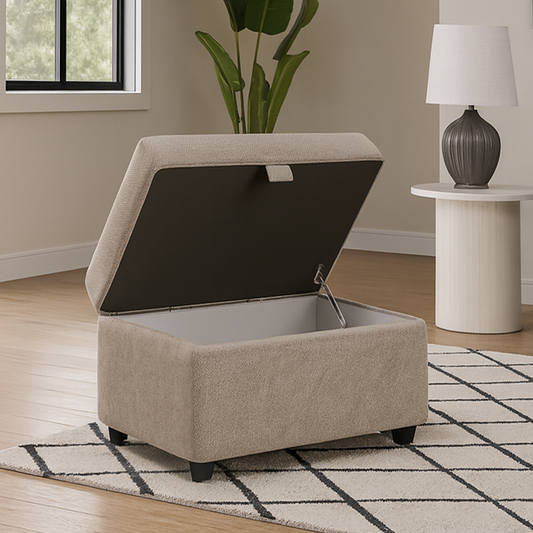 Edgar Fabric Ottoman Footstool