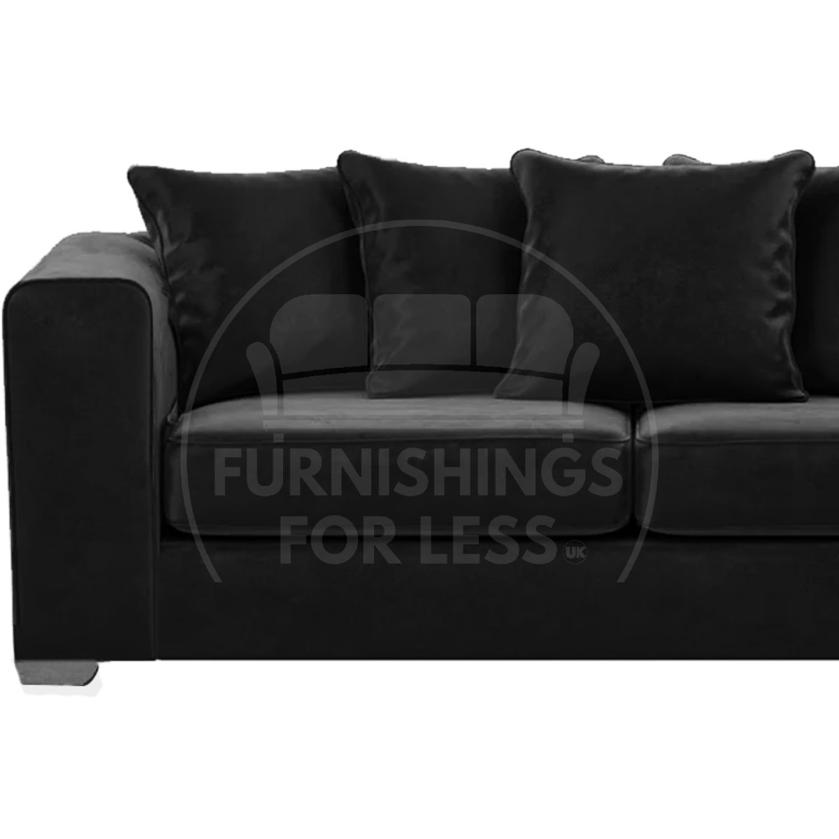 Ella Plush Velvet Fabric 3 + 2 Seater Sofa Suite - 2