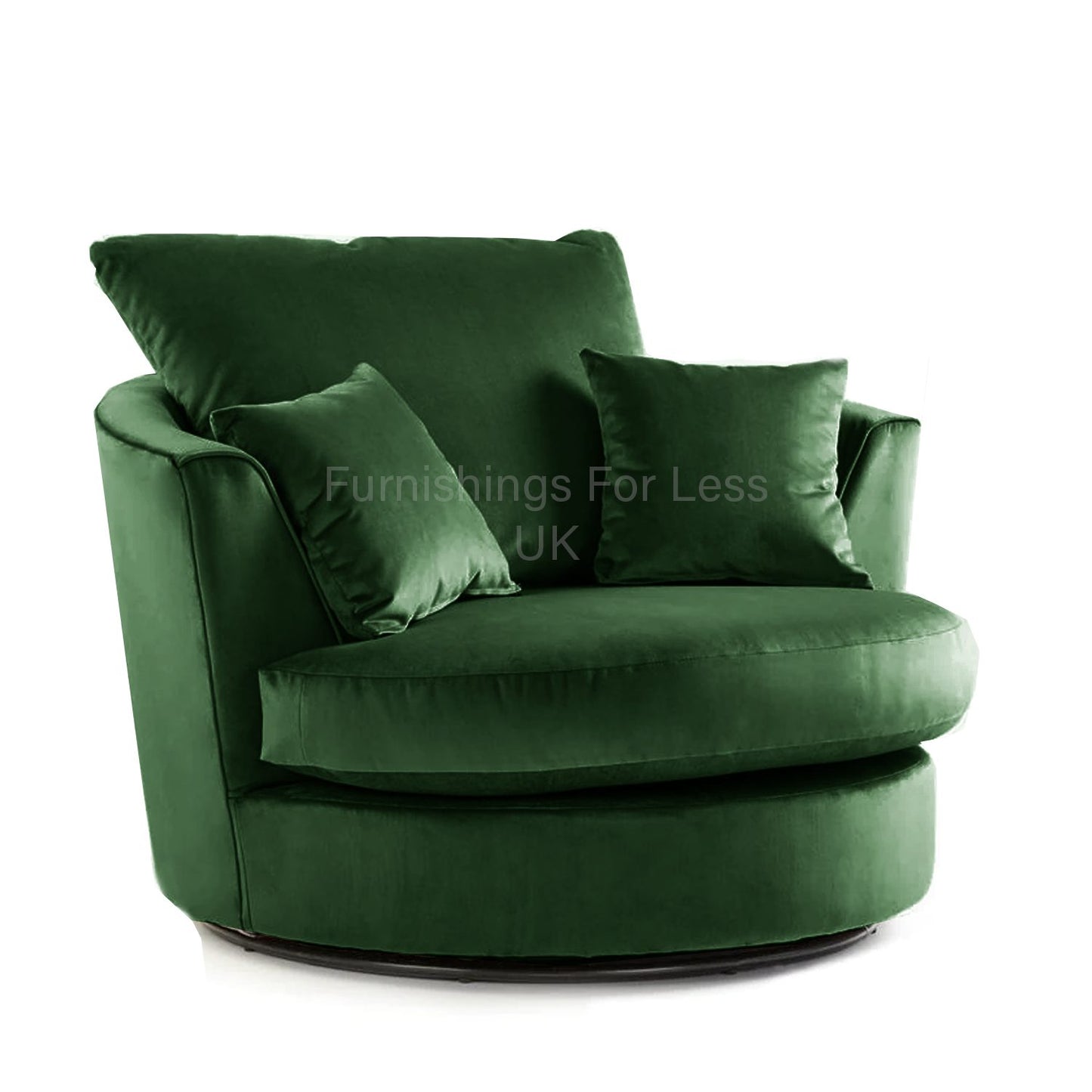 Brooklyn Plush Velvet Swivel Chair - 6