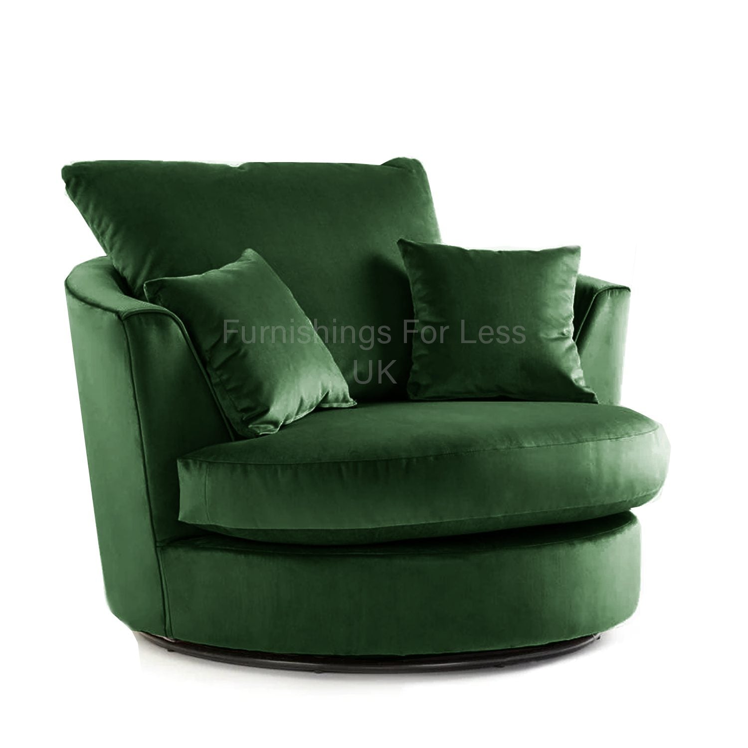 Brooklyn Plush Velvet Swivel Chair - 6
