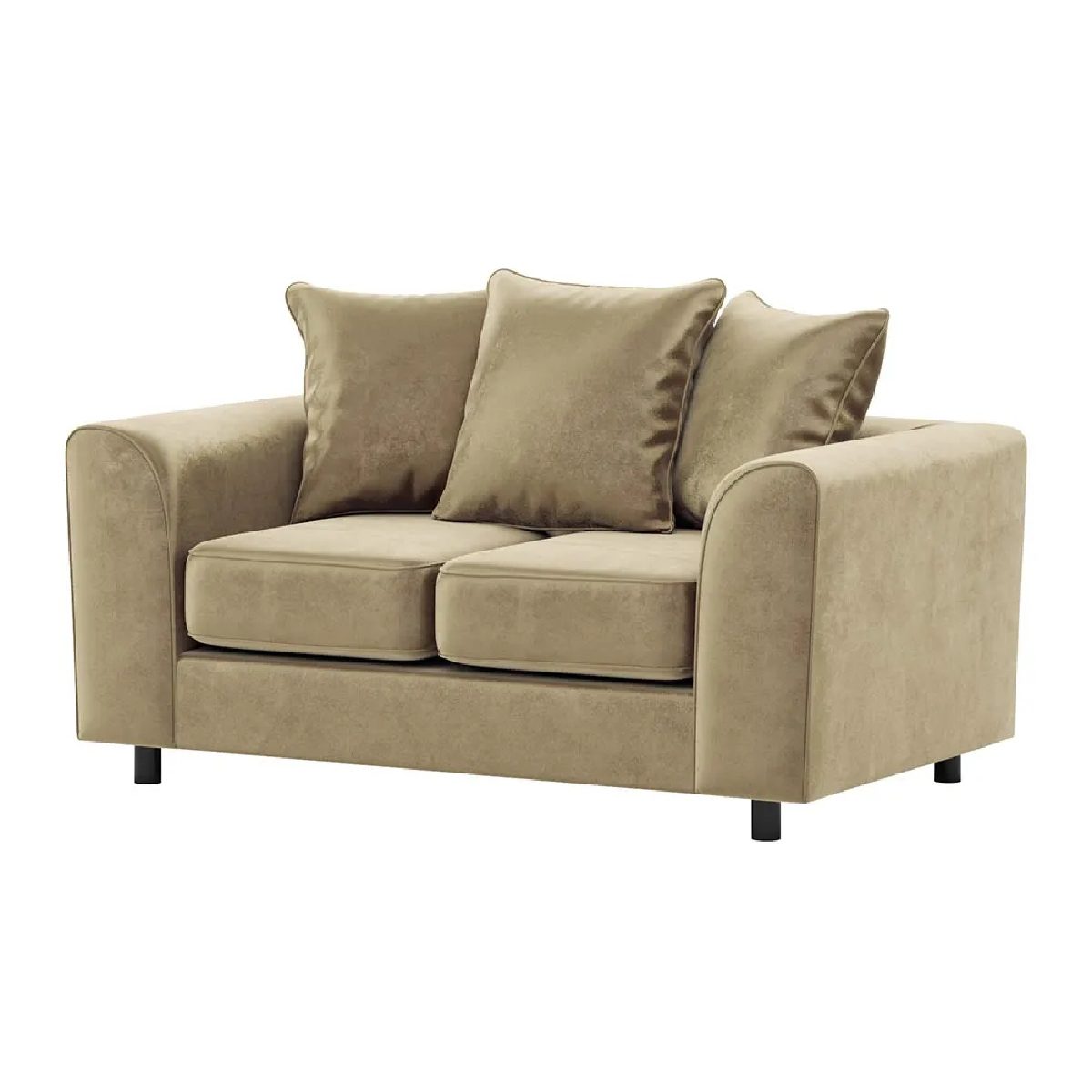Brooklyn Full Foam Plush Velvet 2 seater
