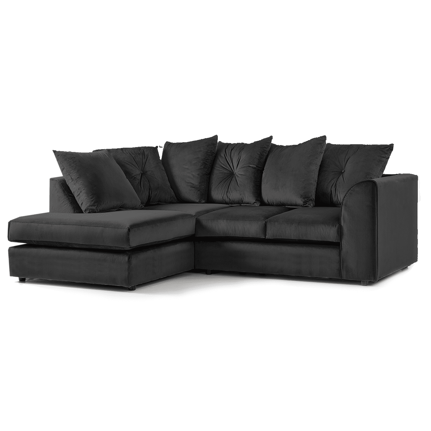 Fernando Plush Velvet Corner Sofa