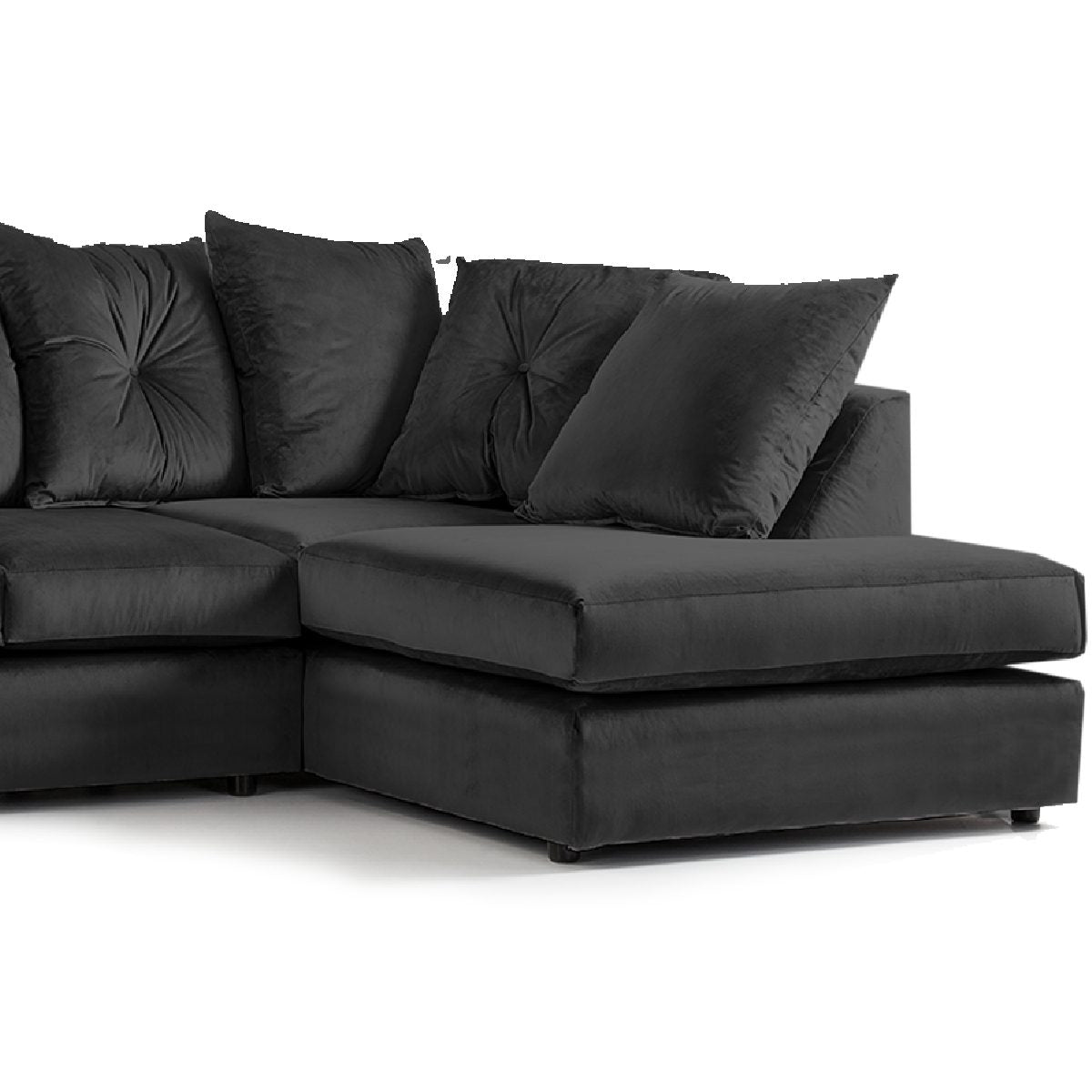 Fernando Plush Velvet Corner Sofa - 3