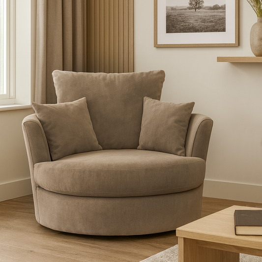 Fern Keira Fabric Swivel Chair