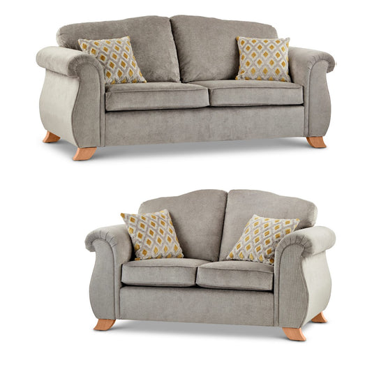Freya Chenille Fabric Sofa Suite