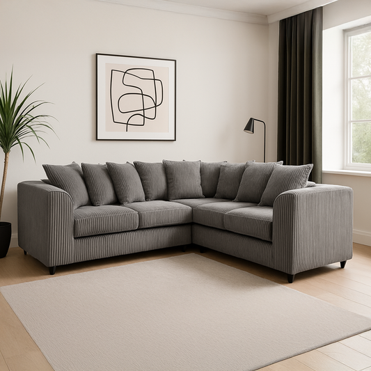 Ferguson / Luxor Full Jumbo Cord Corner Sofa